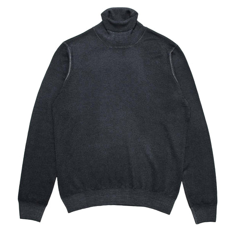 Dolcevita Uomo in lana merino Grigio scuro Gran Sasso- Francavilla Moda